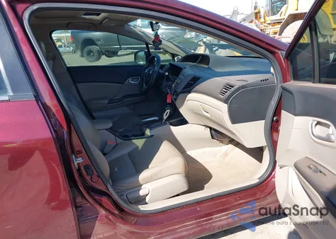 2012 Honda Civic Ex-L z USA, uszkodzony, nr VIN 19XFB2F9XCE044850